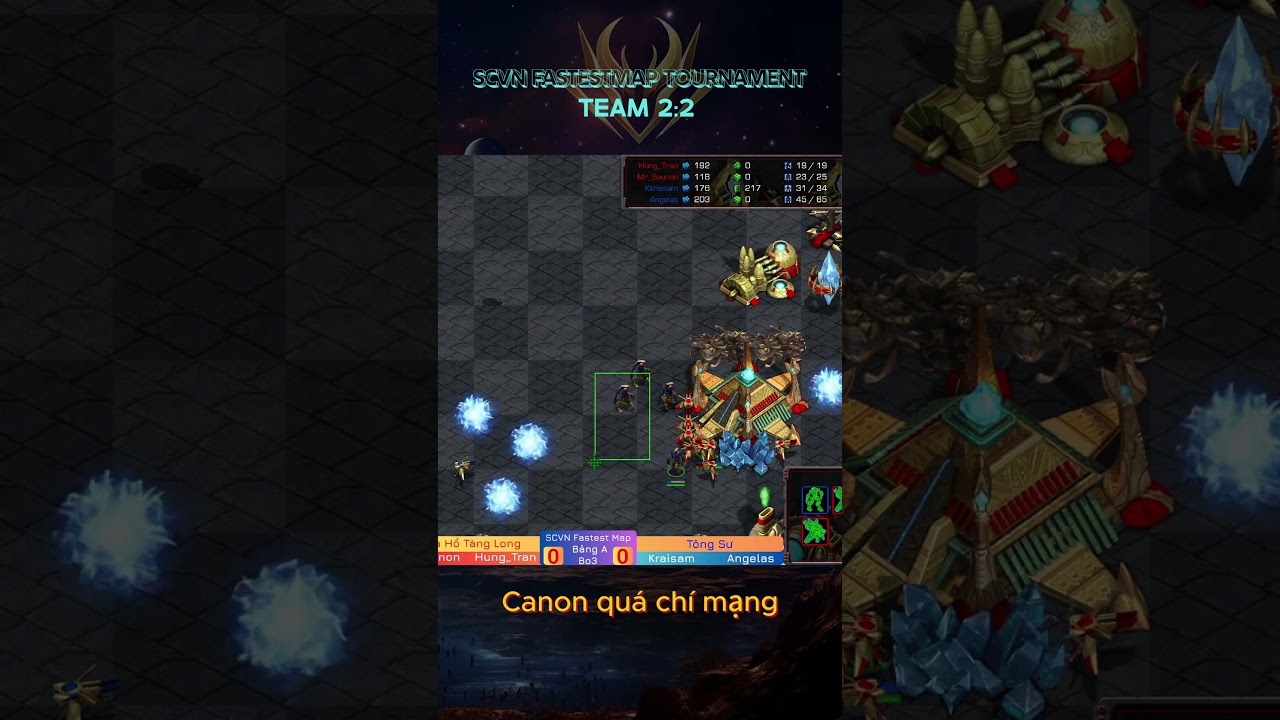 Canon qu&aacute; ch&iacute; mạng của T&ocirc;ng Sư #scvn #starcraft #scvntournament
