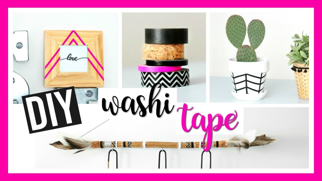 DIY Facile : Washi Tape / Masking Tape : Deco Chambre (français)