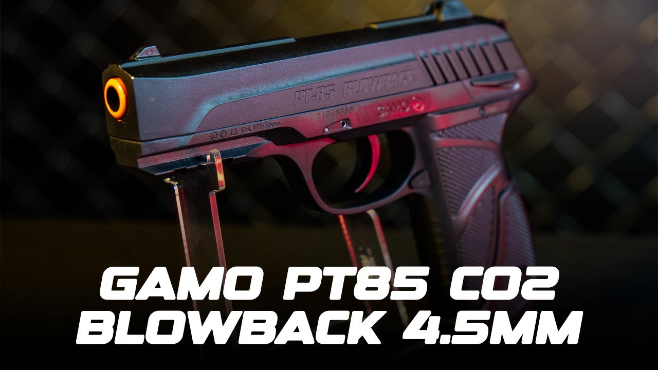Pistola de Pressão Co2 Gamo PT-85 4.5mm Blowback