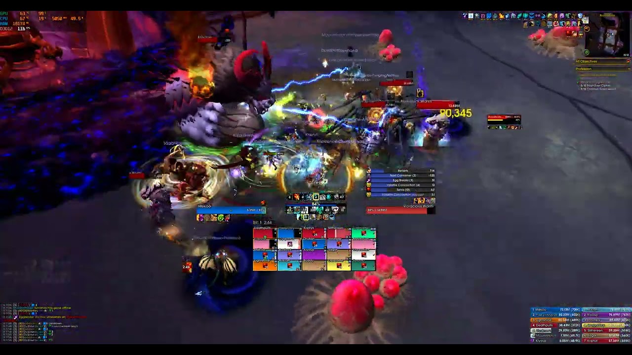 WoW TWW 7800X3D RTX 3090 Benchmark | Broodtwister Ovi'Nax Normal 20 man | Optimised settings 4K