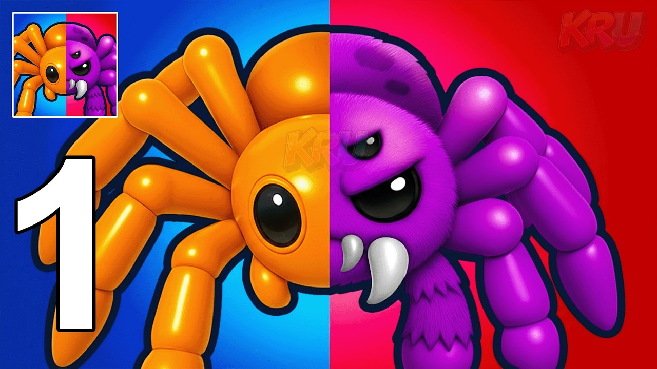 Spider Evolution 3D Walkthrough Part 1 - Run & Evolution (Gameplay iOS, Android)