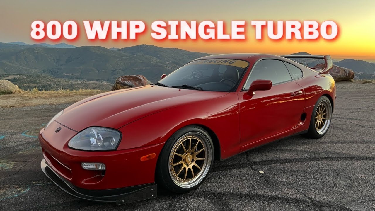 Bonkers 800 WHP Single Turbo MK 4 Supra Review - The ICON!
