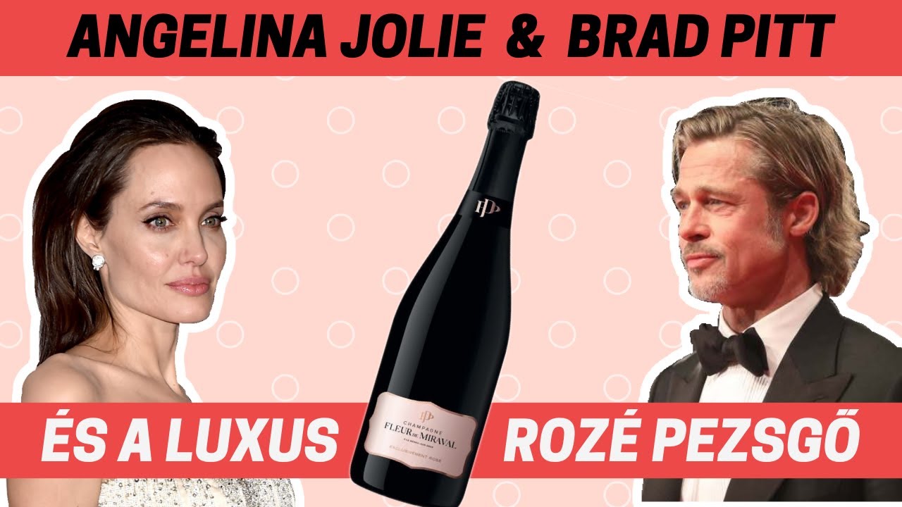 Angelina Jolie & Brad Pitt &eacute;s a luxus roz&eacute; pezsgő