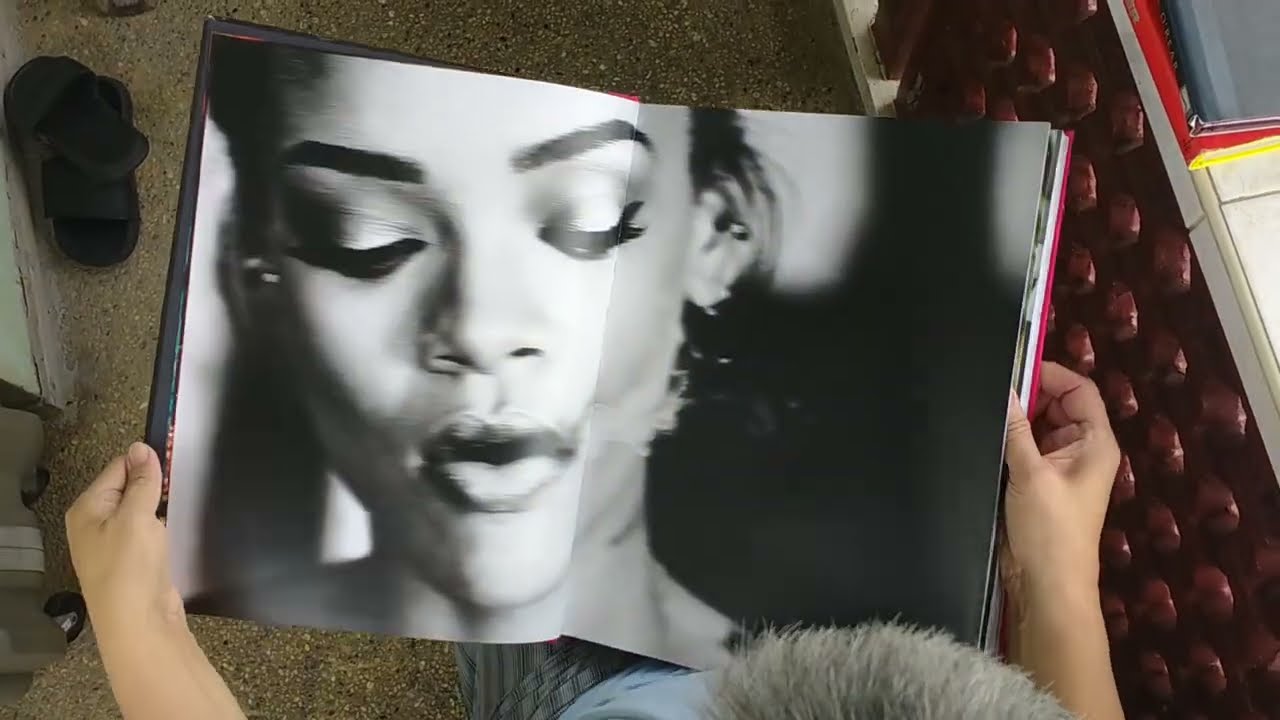 Rihanna coffee table book flip through ...