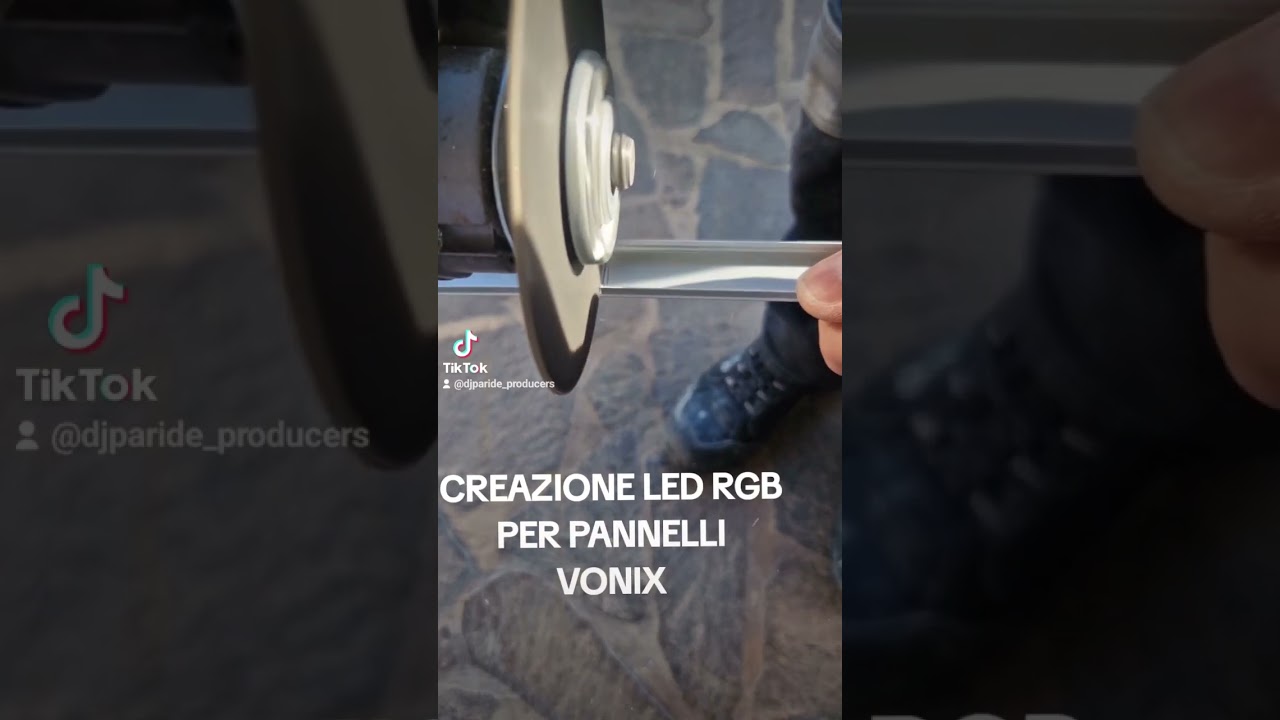 creazione pannelli vonix led rgb