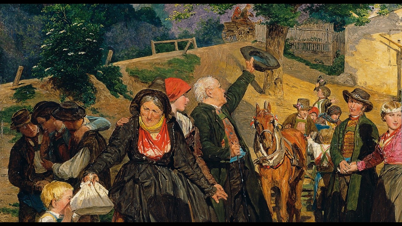 Abschied der Braut von Ferdinand Georg Waldmüller - Video und Musik von Günter Frei Official Video