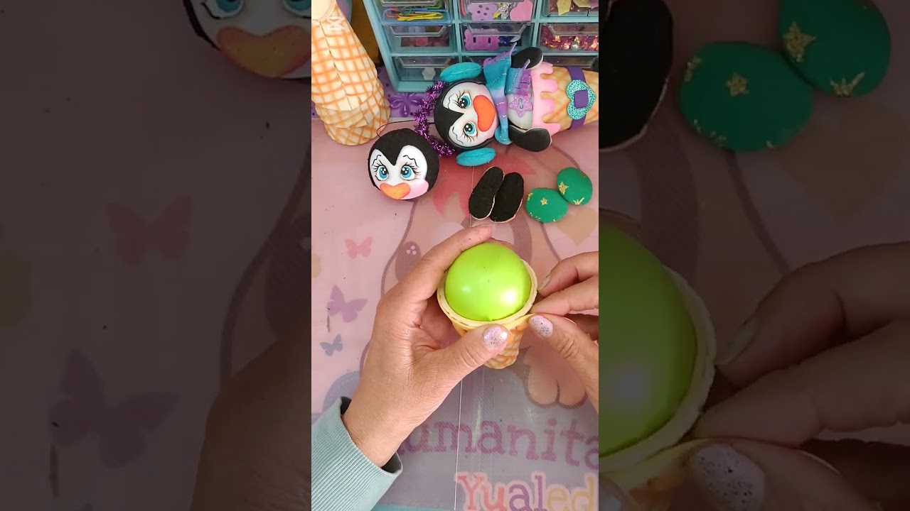 Heladitos navideños 🎄 pingüino 🐧 clase #7 