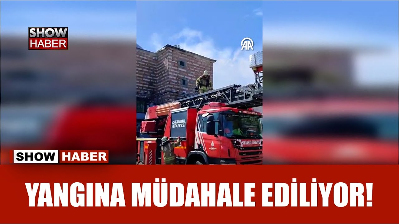 Tarihi Mısır Çarşısı'nda yangın çıktı!
