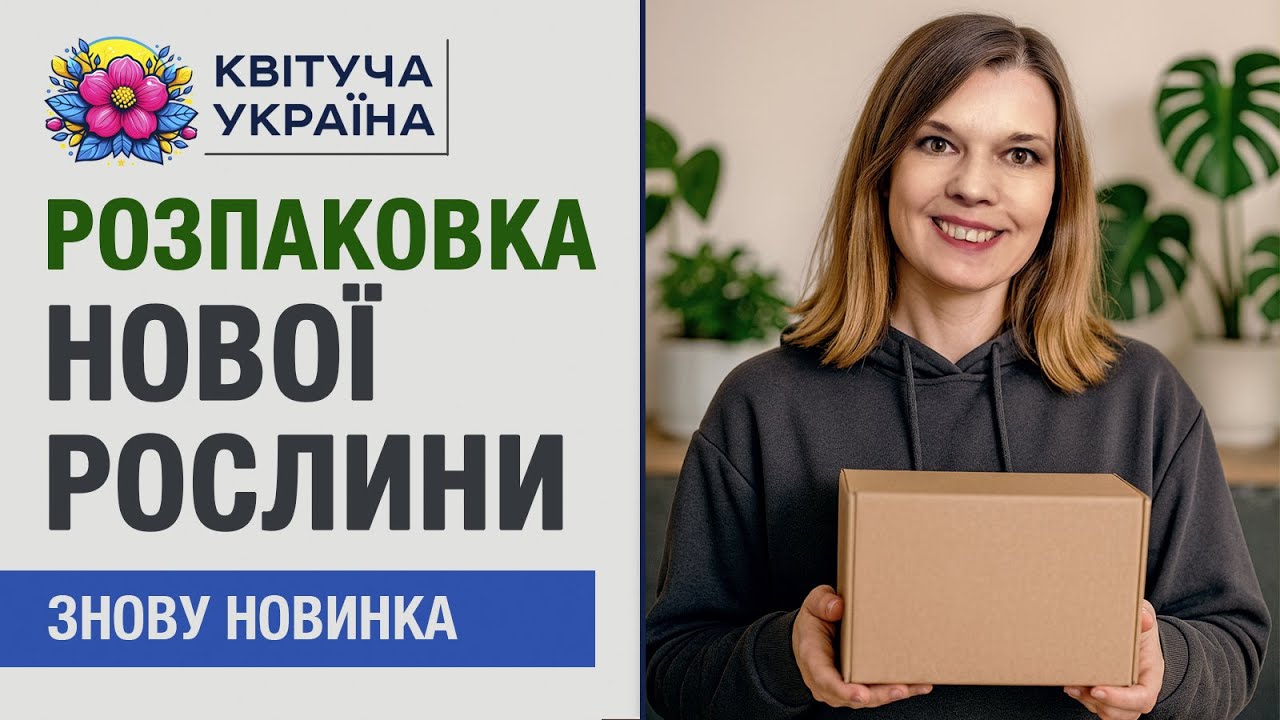Розпаковка рослини 🌱 Ну і що, що зима!