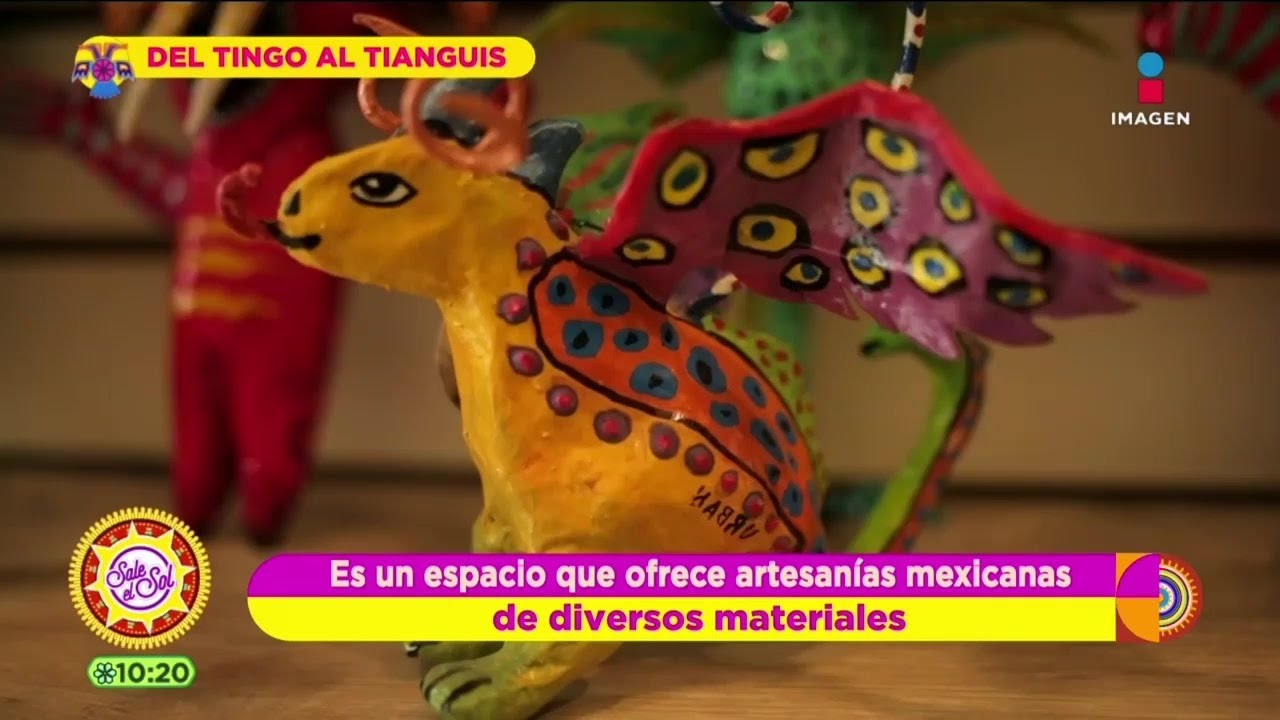 La magia para crear alebrijes y calaveras solo con cartón | Sale el Sol