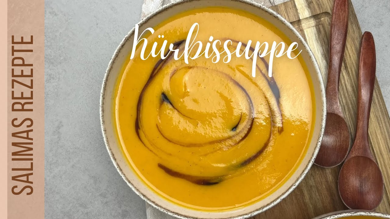 Hokkaido-K&uuml;rbissuppe Rezept | K&uuml;rbiscremesuppe  selber machen |Einfache K&uuml;rbissuppe kochen(schnell)