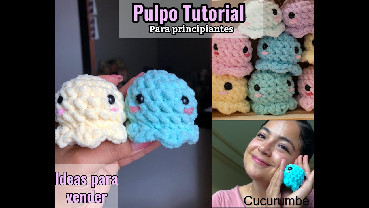Tutorial de pulpo en crochet PARA PRINCIPIANTES