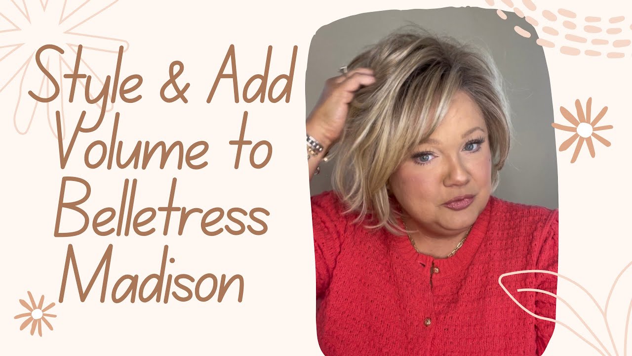 Style & Add Volume to Belletress Madison in Raw Sugar Blonde 