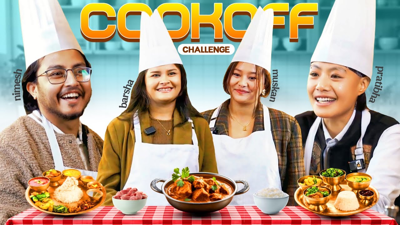 Cooking Together - Roasting Each Other | Cook Off  @prativaxmuskan @nimeshshrestha9
