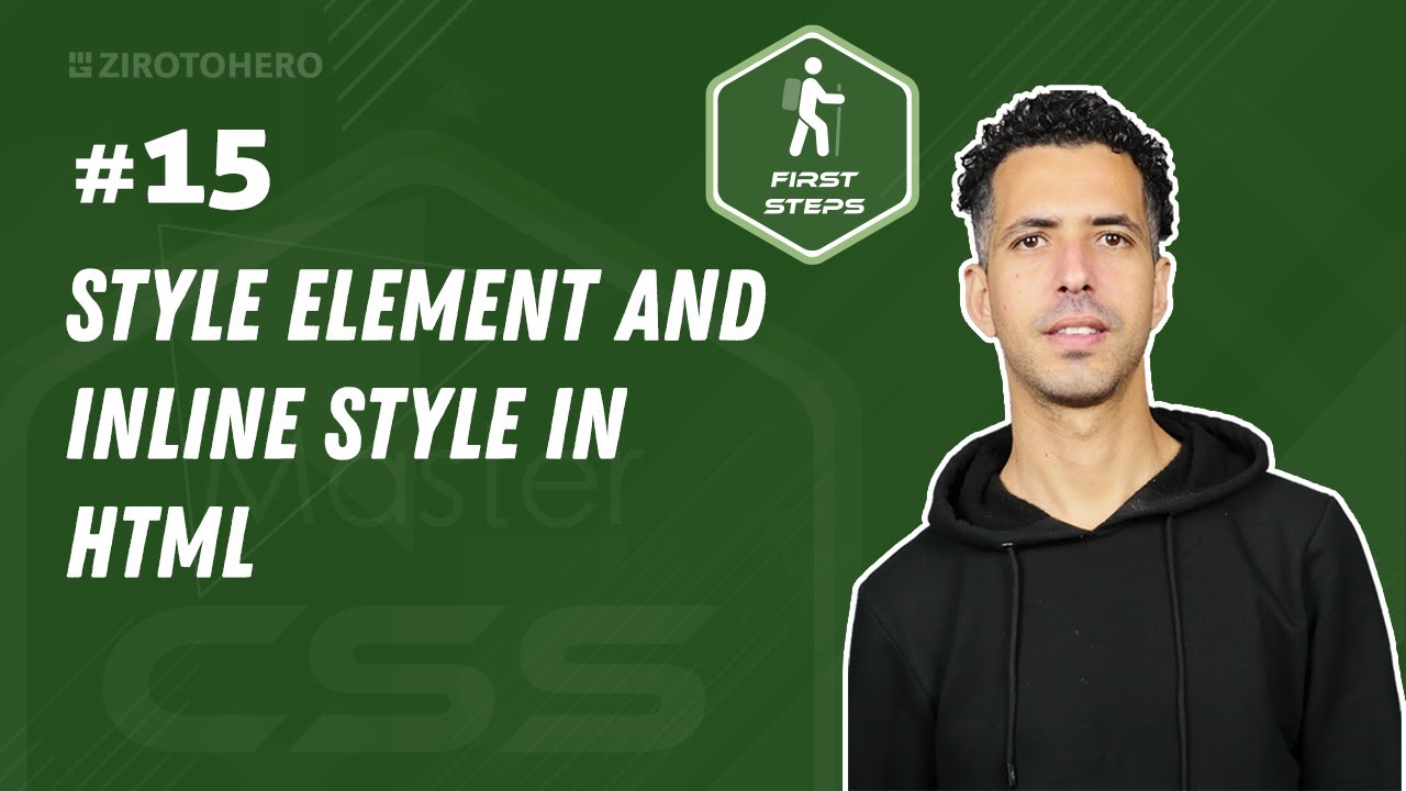 Master CSS in Darija Arabic #15 style element and inline style in HTML