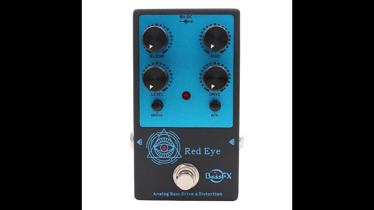 Fanmuzk Red Eye BassFx  Analog Bass Drive Distortion (pure pedal sound, no ir, no vst)
