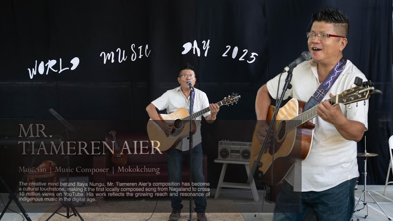 Tiameren Aier performing Itaya Nungu at Beanstalk School Dimapur | World Music Day 2025.