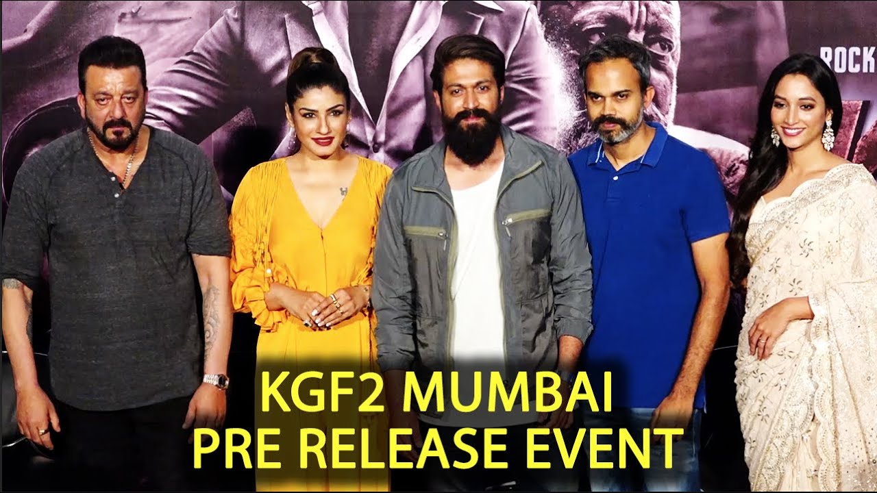 KGF2 Mumbai Pre Release Event | Rocking Star Yash | Sanjay Dutt | Raveena Tandon | Complete Event HD