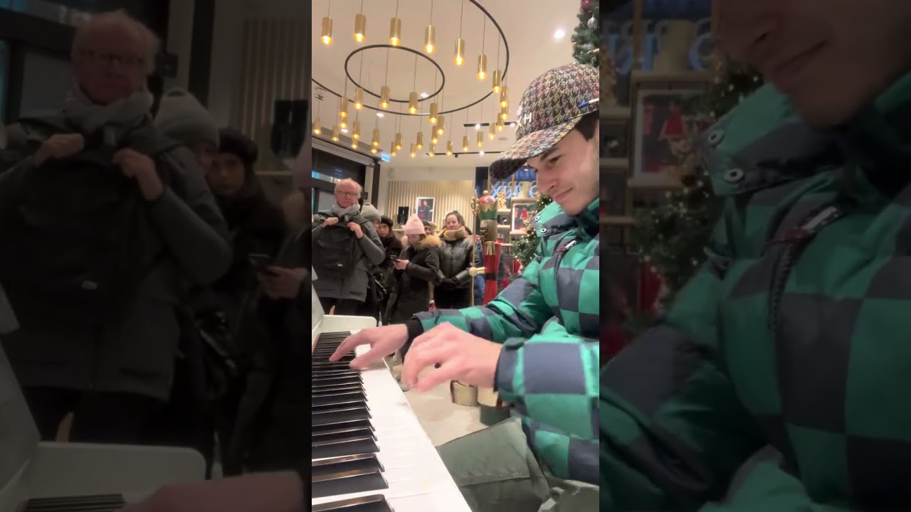 Last Christmas, Piano, Monoprix, Champs Élysées