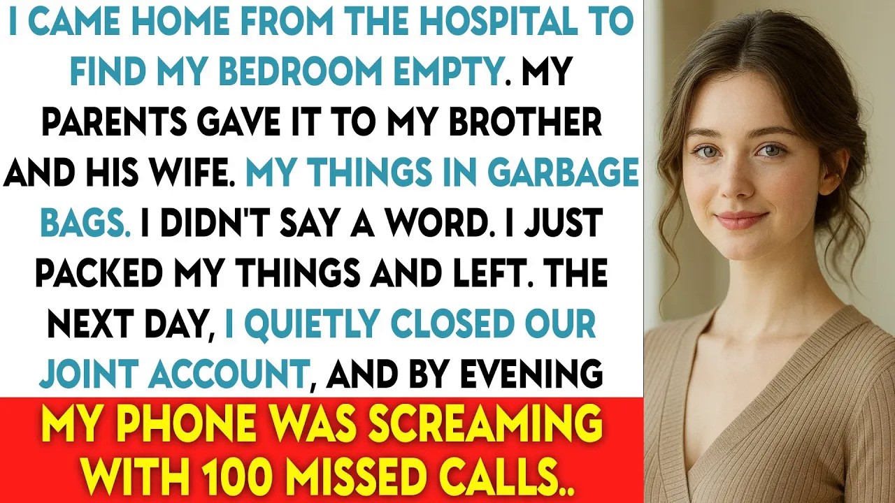 I Came Home From The Hospital To Find My Bedroom Empty  My Parents Gave It To My Brother & His W