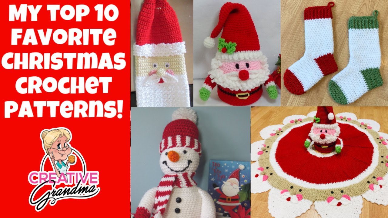 My Top 10 Favorite Christmas Crochet Patterns