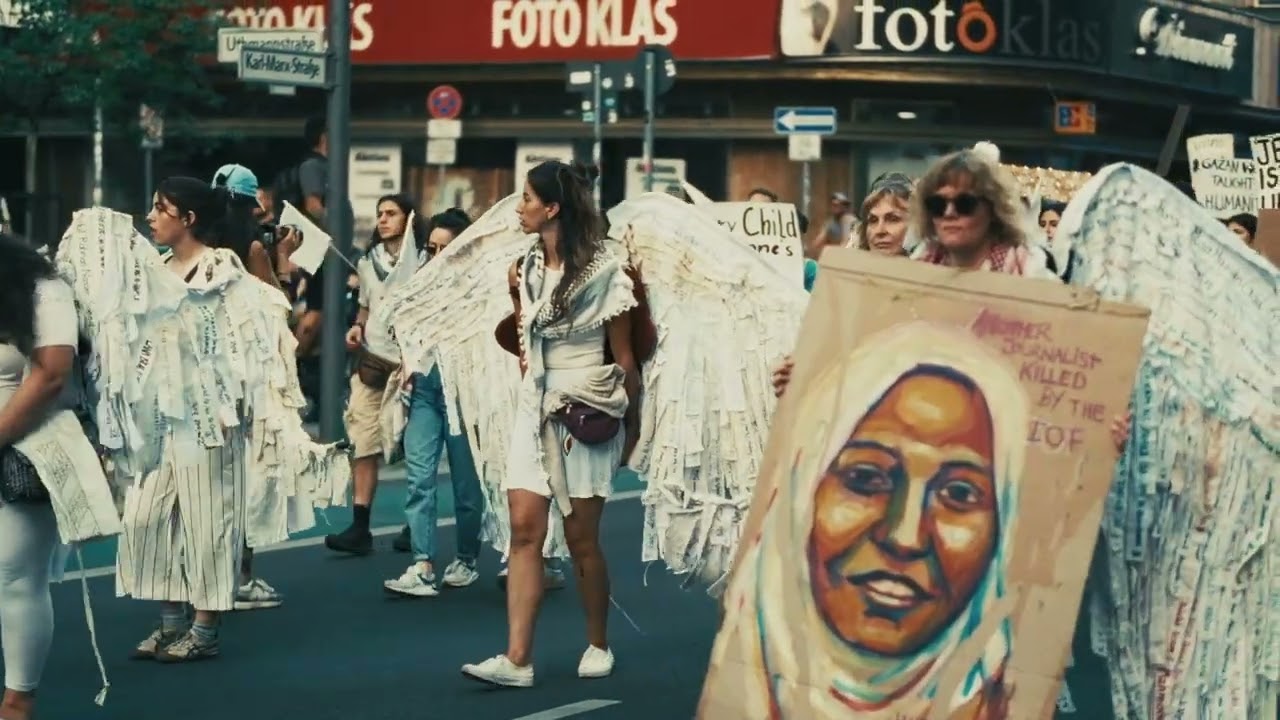 Grieving Doves - Walk of Grief, Berlin 3 August 2024