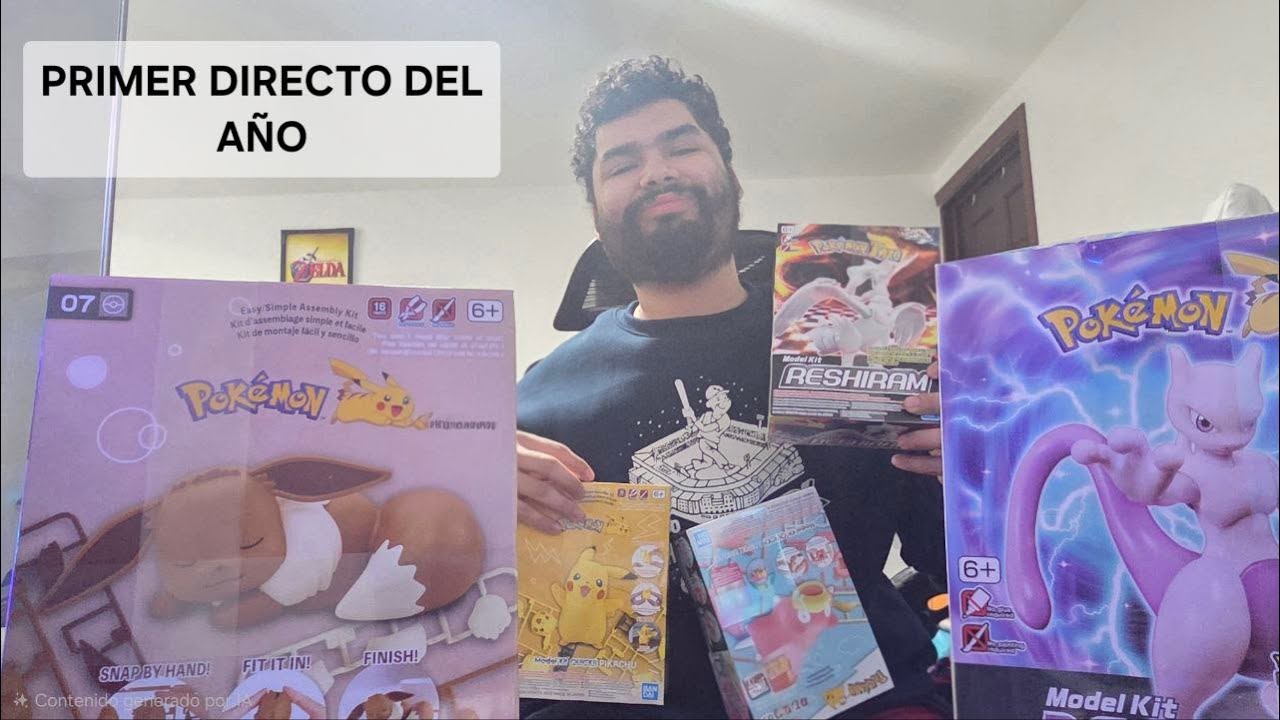EMPEZAMOS EL AÑO DE LA FORMA MAS TRANQUILA POSIBLE (ARMANDO FIGURAS DE POKEMON)