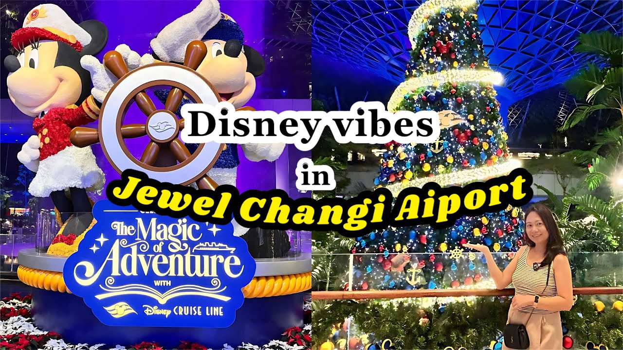 Disney Cruise Line Christmas Edition at Jewel Changi Airport + a little Shopping 