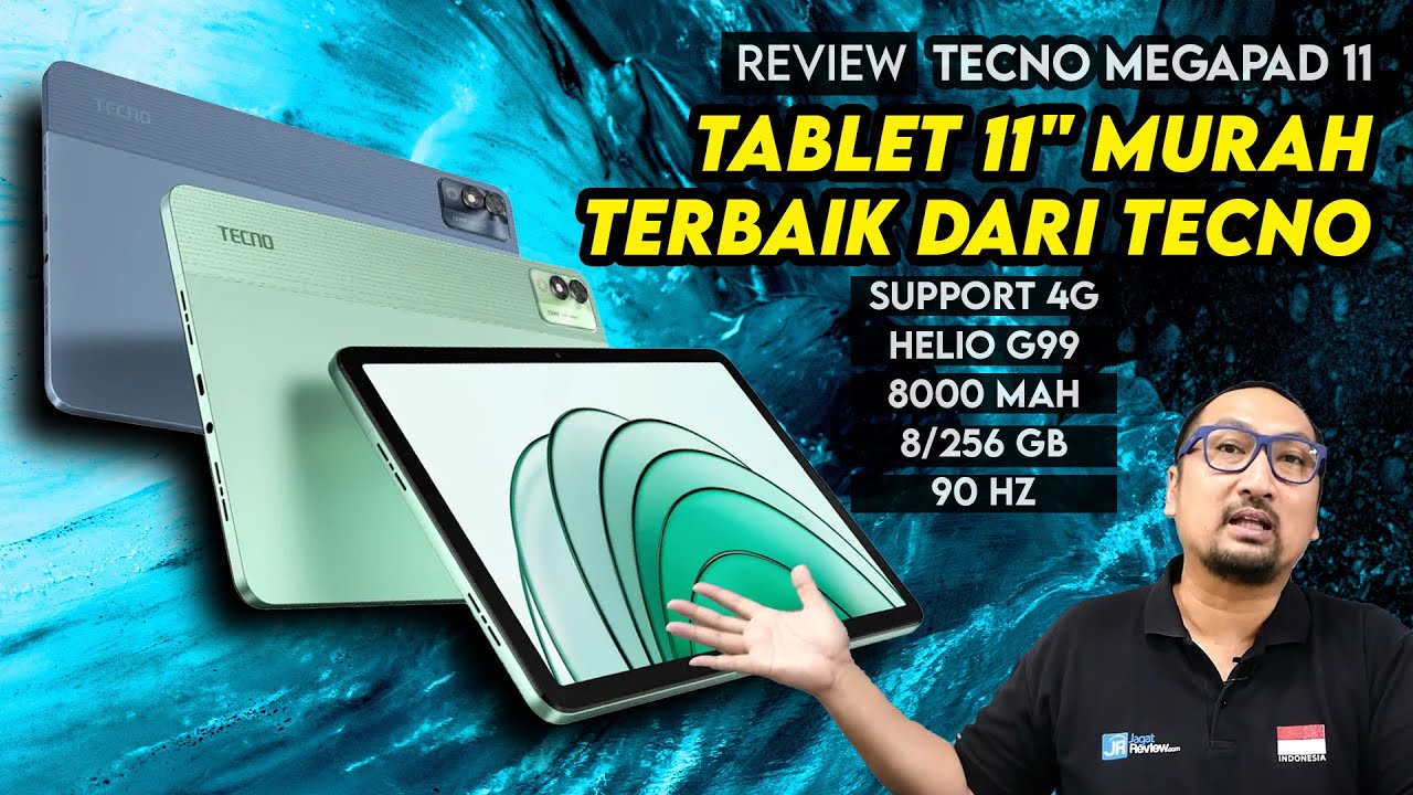 Tablet 2 Jutaan, Performa Mantap, Bisa 4G! | Review TECNO Megapad 11
