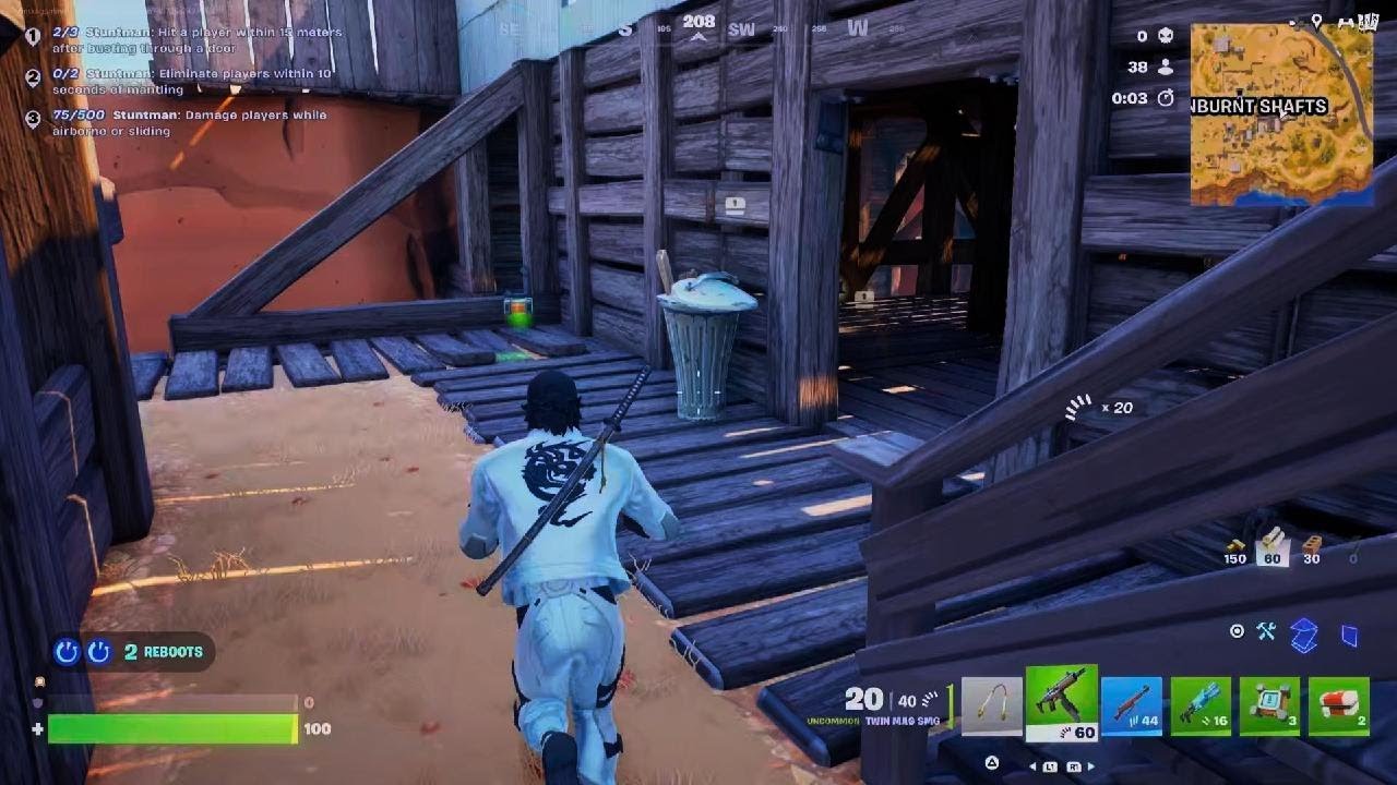 Fortnite: Stunt man quests