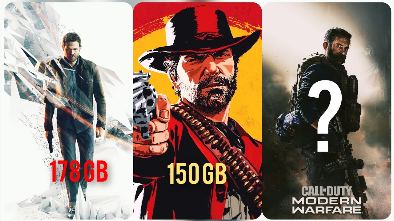 Which Game Has The Biggest Size? | TOP 5 BIGGEST VIDEO GAMES IN THE WORLD ( GB ) | Mr. LogicO