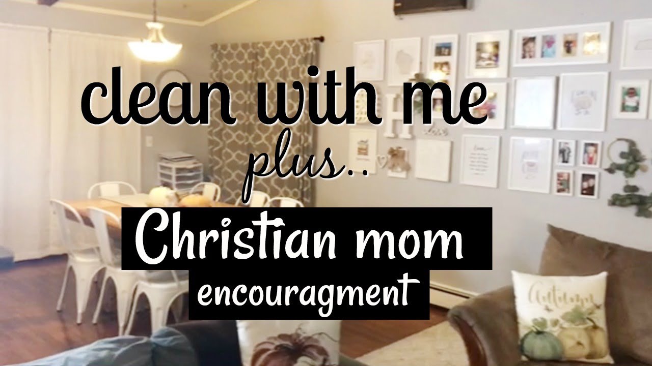 CHRISTIAN MOM ENCOURAGEMENT // AFTER DARK CLEAN WITH ME // CLEANING MOTIVATION