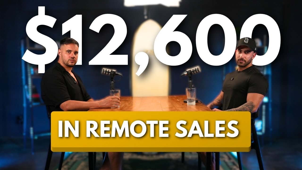 He Made $12.6k in one month in High Ticket Remote Sales -  No previous experience.!