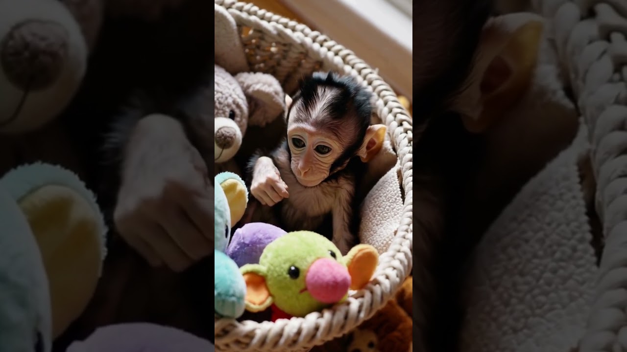 Curious Baby Monkey