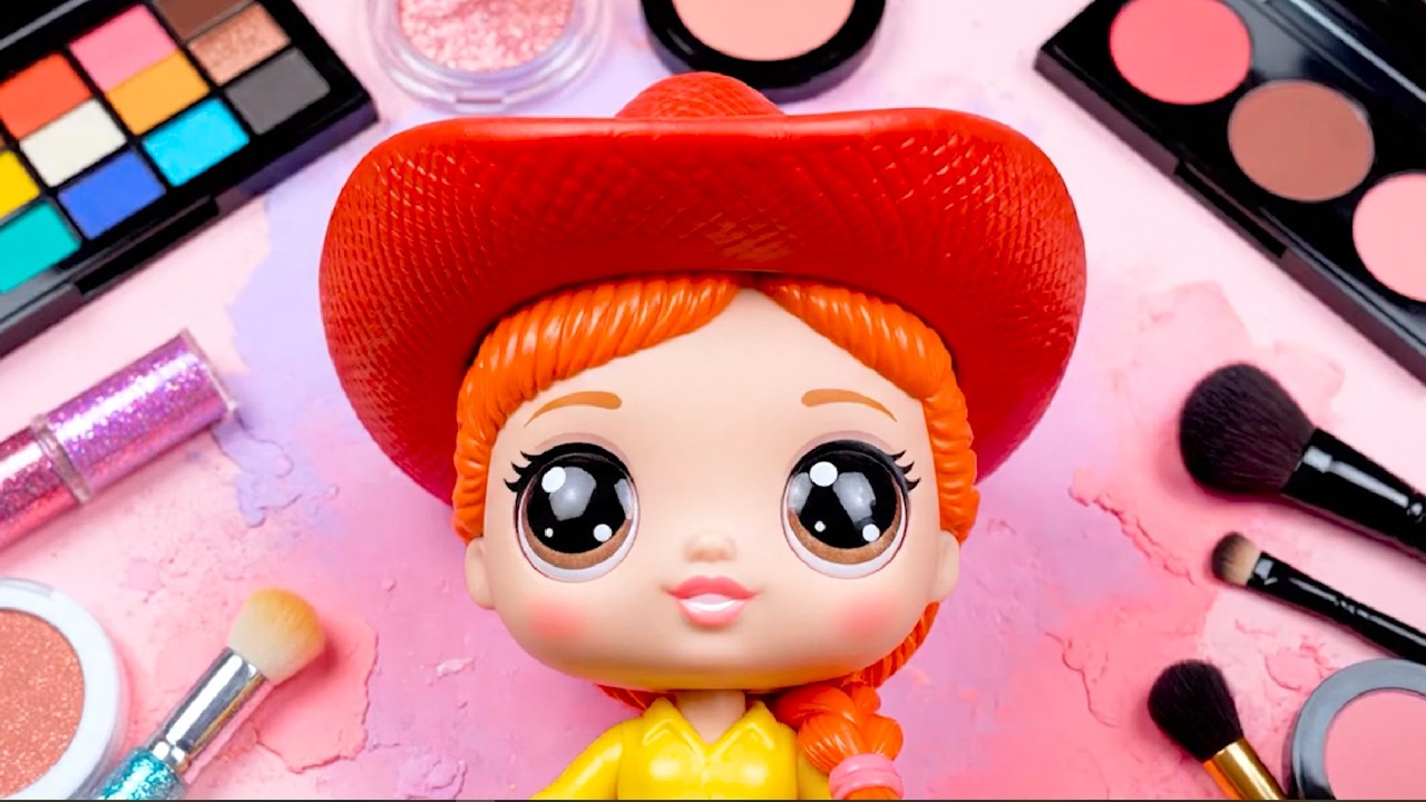 Toy Story 5 Jessie Glam Makeup ASMR 🎎🐎 Calm & Satisfying Beauty Sounds