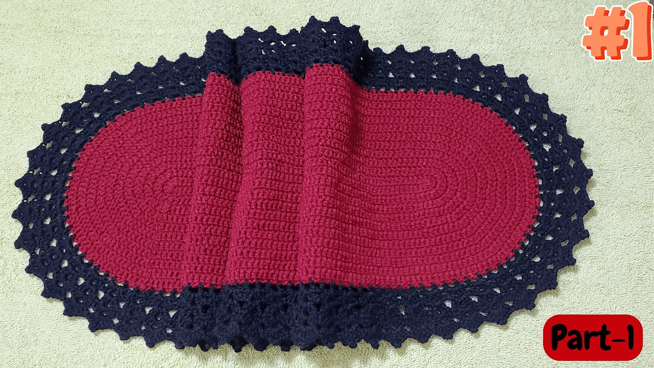 🌸🌸👉কুশিকাটার 40 ইঞ্চি টেবিল রানার ম্যাট তৈরির সহজ নিয়ম 🌸🌸