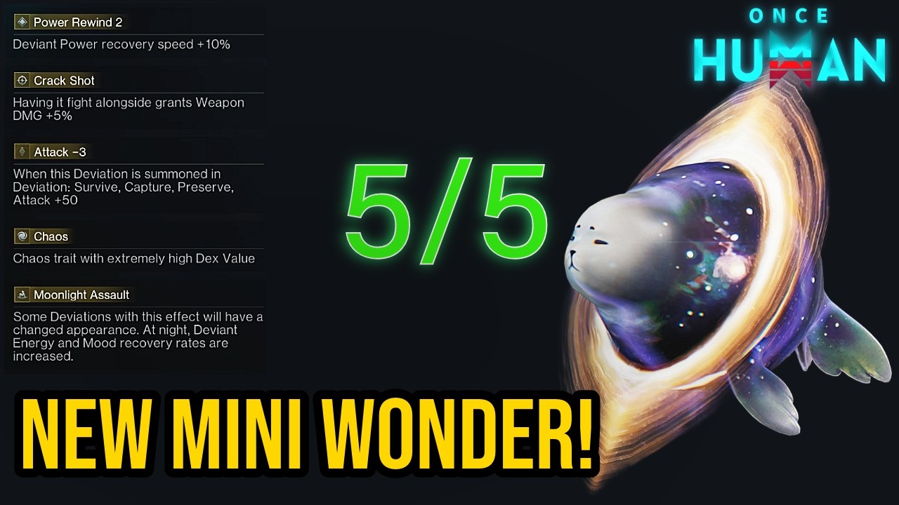 NEW Chaos Mini Wonder Fusion Guide! Perfect 5/5 + ALL Golden Traits | Once Human