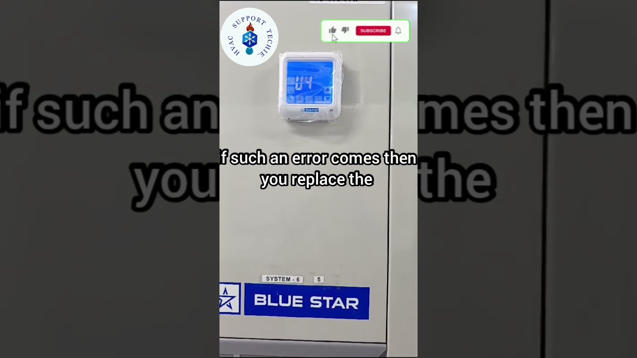 U4 error Bluestar VRF 5plus | U4 error kaise theek karre | Liquid sensor fault  