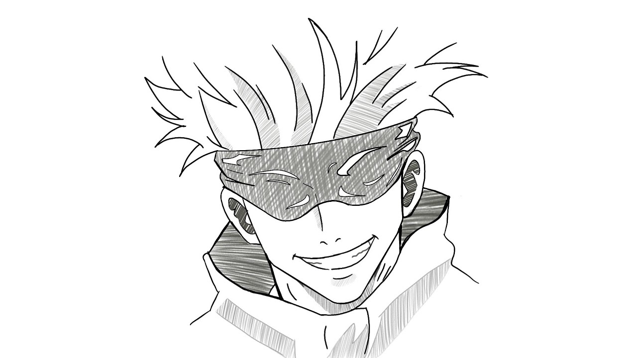 You Can Draw Satoru Gojo! Easy Step-by-Step Tutorial, How to Draw Satoru Gojo Step-by-Step