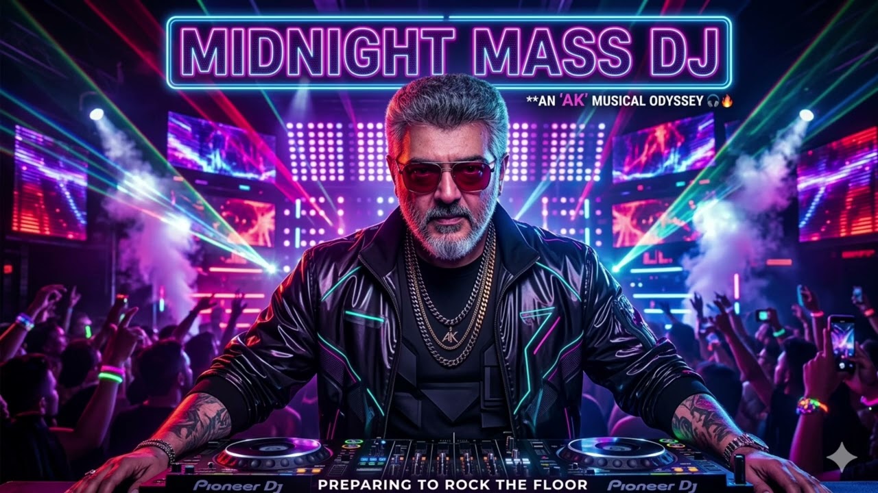 NEW SONG RELEASED MIDNIGHT MASS 🎊 AJITH KUMAR #ajithkumar #ajith #tamilsong #tamil #song #new 