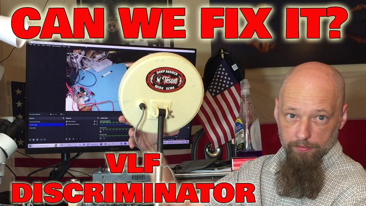 Eldorado VLF Discriminator Repair | Metal Detector not working