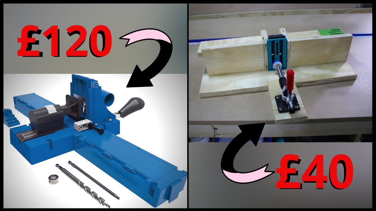 DIY - THE ULTIMATE POCKET HOLE JIG AND WORKSTATION FOR £40 // USING WOLFCRAFT UNDERCOVER JIG