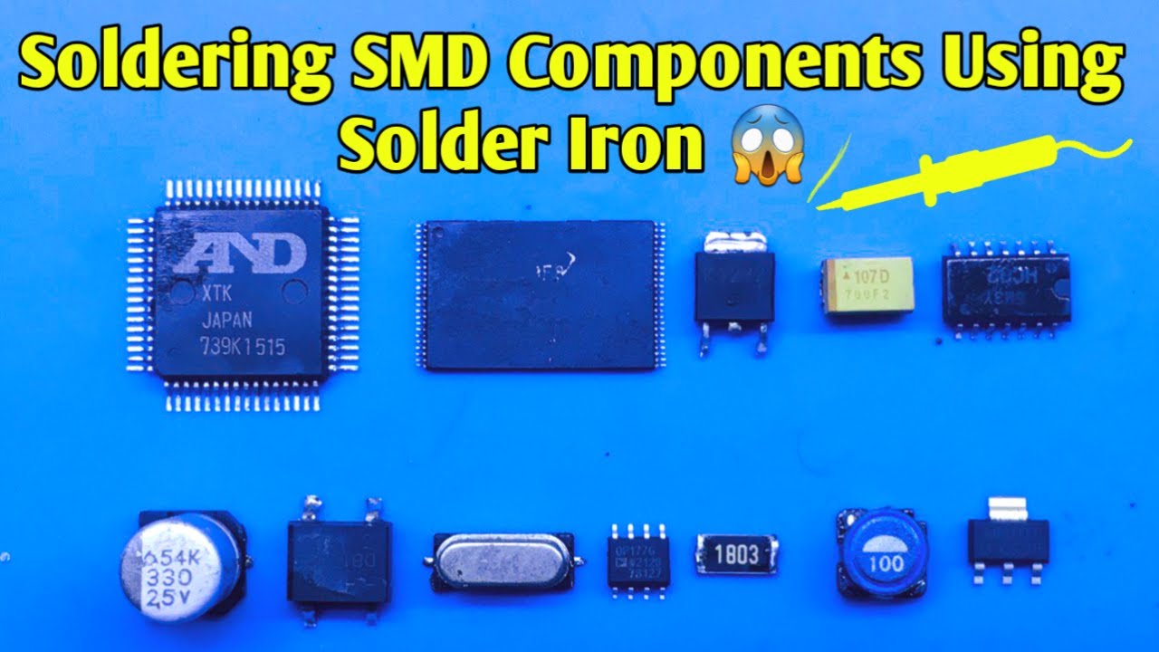 How to Solder SMD Components Without a Microscope