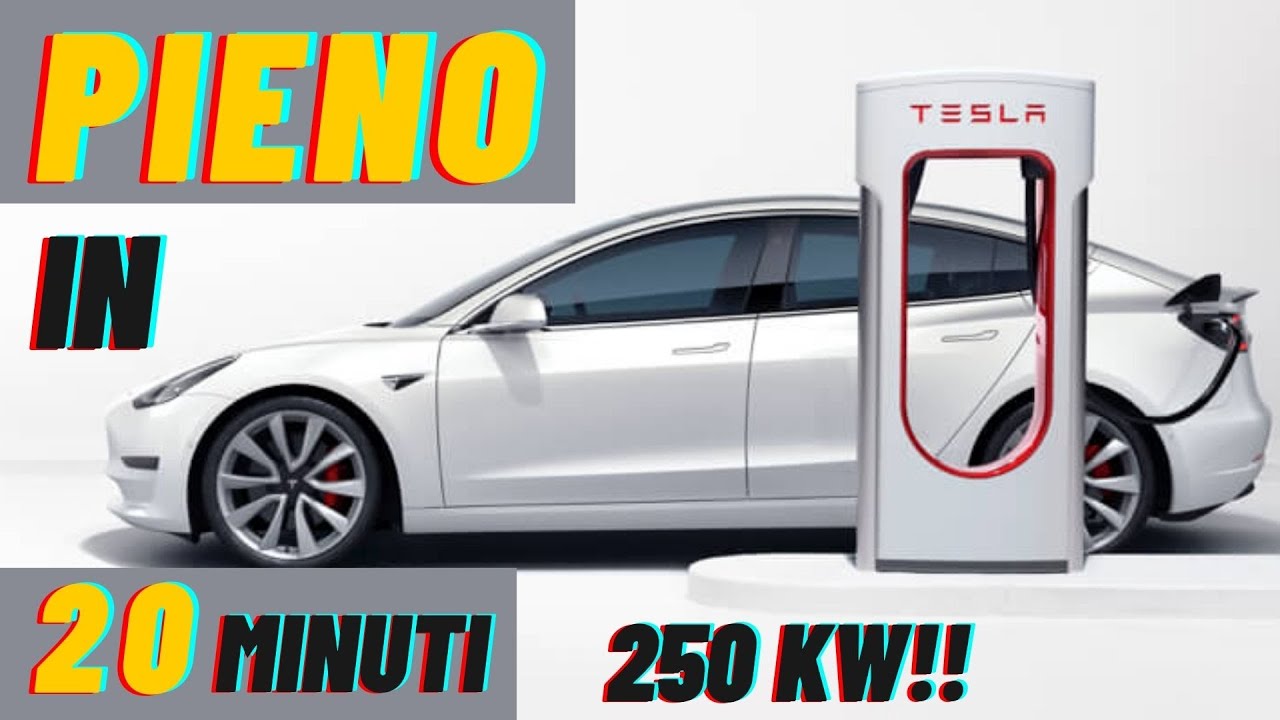 Fare il pieno alla TESLA in 20 minuti!! | Supercharger V3 250 kW | 10-80%