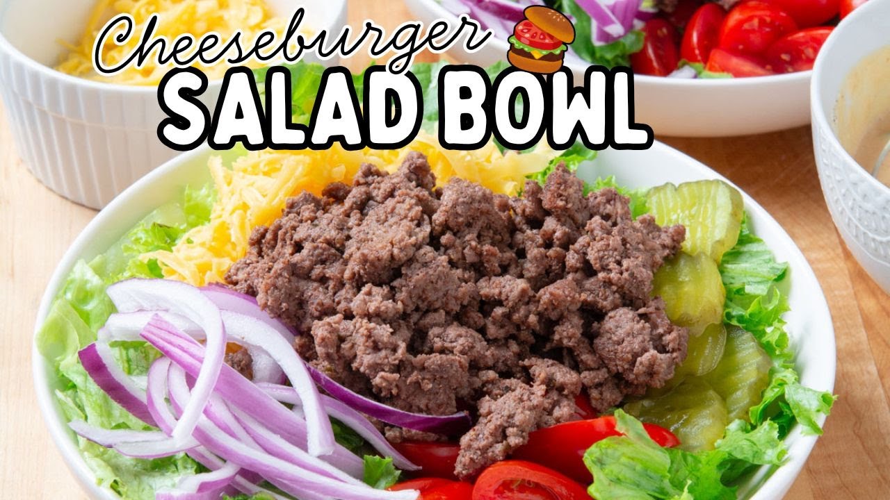 🍔🥗 РЕЦЕПТ ЧИЗБУРГЕРА В САЛАТНОЙ МИСКЕ | Как приготовить бургер-миску