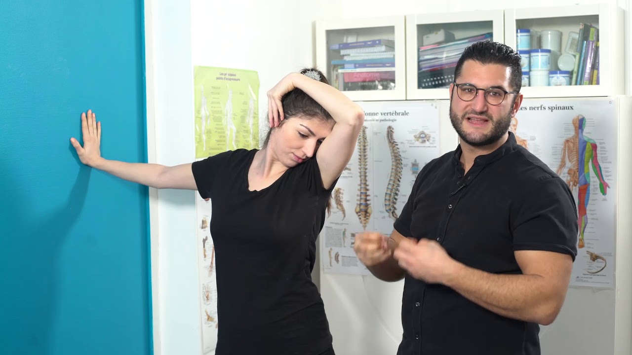 Etirements cervicale épaule dos :  ncb torticolis  cervicalgie et post sport 1