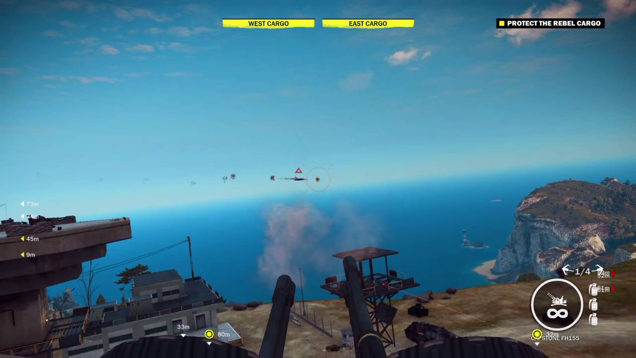 Walkthrough Just Cause 3 - rebel cargo - watcher on the wall - EASY