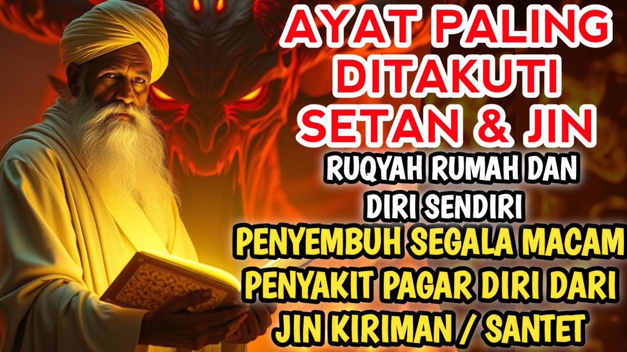 RUQYAH RUMAH PENGUSIR JIN, SETAN & SIHIR DI RUMAH & TUBUH, PENENANG HATI & PIKIRAN | ALAA AQEL