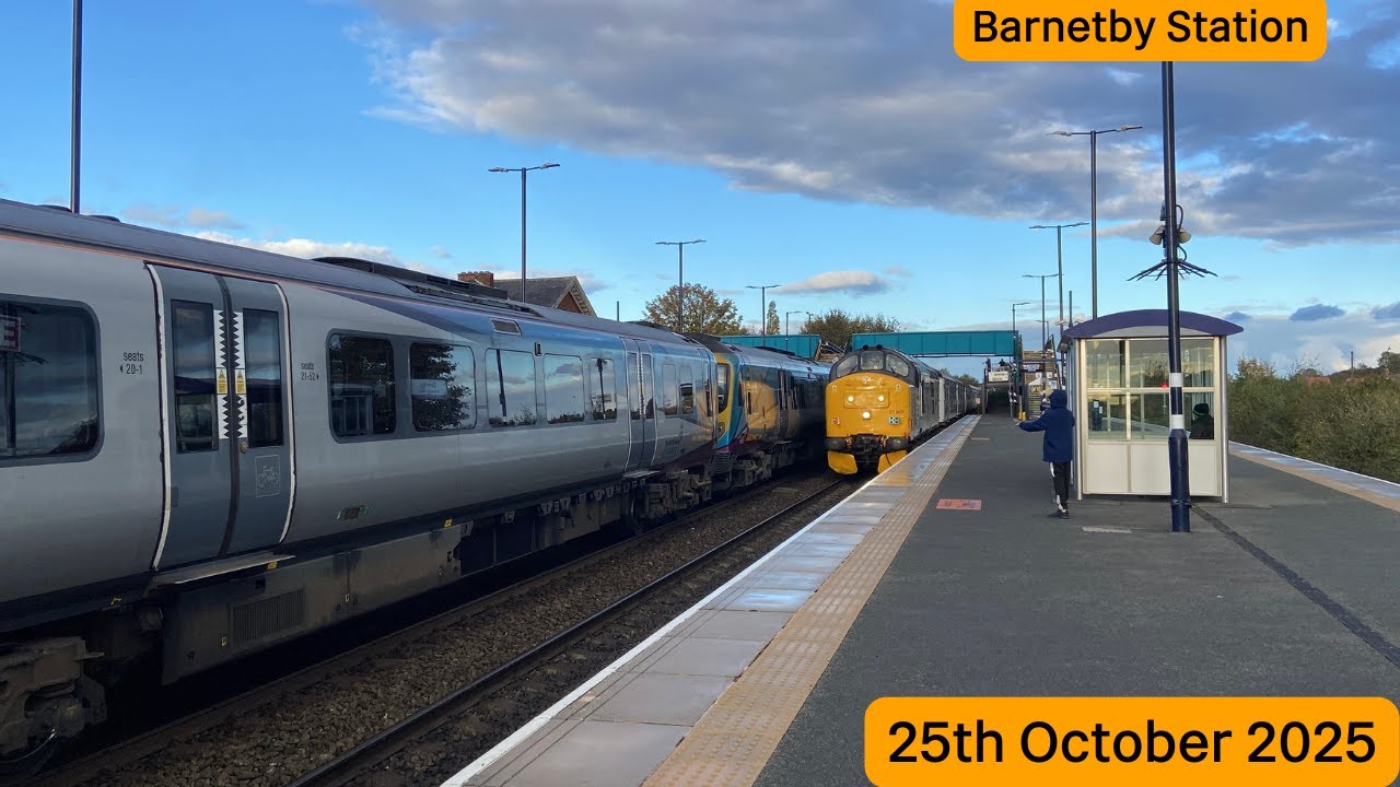 A couple of minutes at Barnetby (25/10/2025) ft:@K1eranjames_Trains & @EWSTransportUK 