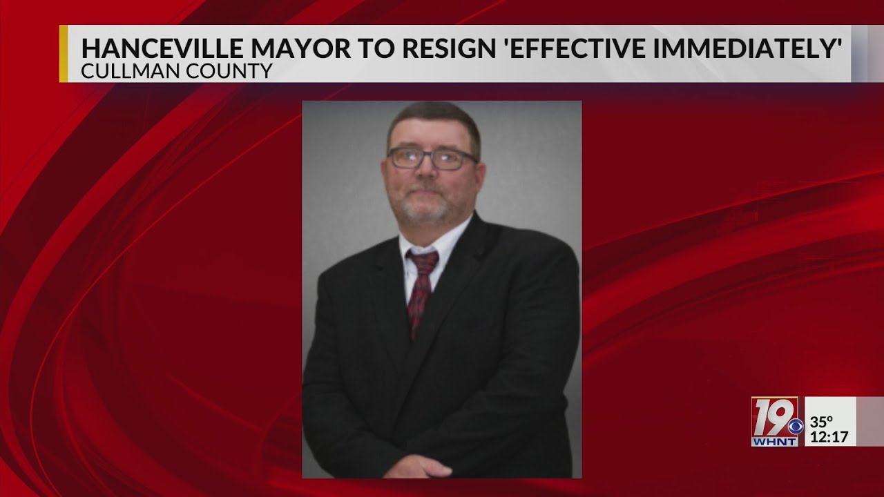 Hanceville Mayor Announces Resignation | Jan. 27, 2026 | News 19 at Noon